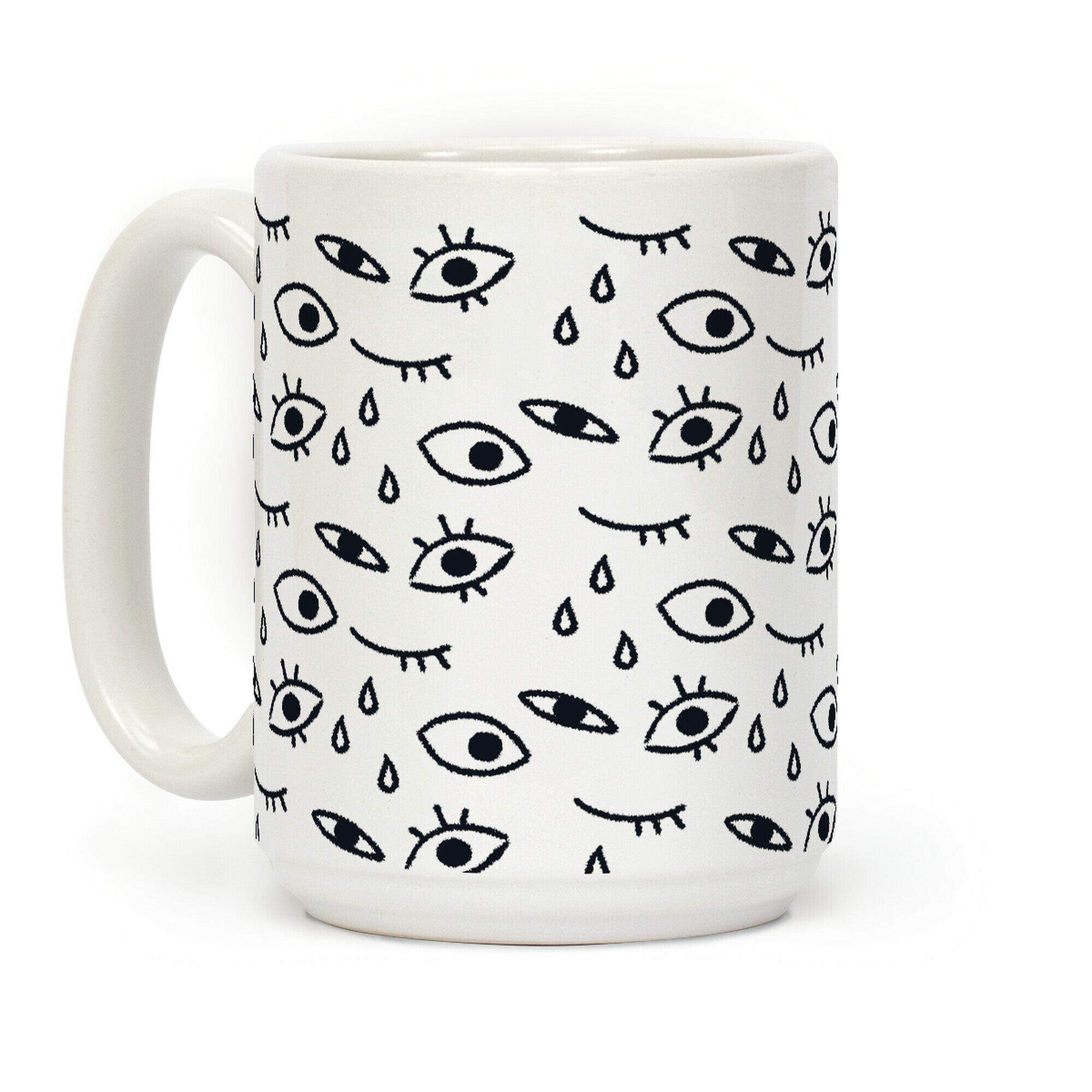 Creepy Eyes (Dark) Coffee Mug